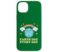 Carcasa para iPhone 14 Plus Día de la Tierra Todos los Días Rainbow Globe Save The Planet Hombres Mujeres
