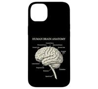 Carcasa para iPhone 14 Plus Diagrama etiquetado de neurociencia de anatomía del Cerebro Humano