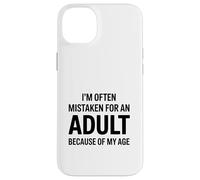 Carcasa para iPhone 14 Plus Dicho Gracioso Que a Menudo me confunden con un Adulto