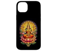Carcasa para iPhone 14 Plus Diosa Lakshmi Vitral Mitología Hindú Hinduismo
