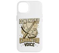 Carcasa para iPhone 14 Plus Director de música No me Hagas Usar mi Voz de Director