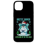 Carcasa para iPhone 14 Plus Diseño Arctic Gamer Pixel Art Retro 8-bit Winter Geek