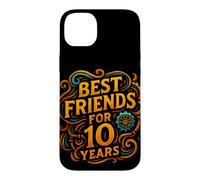 Carcasa para iPhone 14 Plus Diseño con Texto en alemán Beste Freunde Seit 10 Jahren Freundschaft