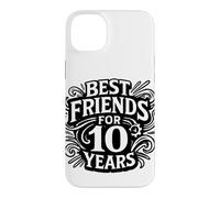 Carcasa para iPhone 14 Plus Diseño con Texto en alemán Beste Freunde Seit 10 Jahren Freundschaft
