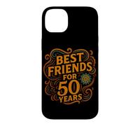 Carcasa para iPhone 14 Plus Diseño con Texto en alemán Beste Freunde Seit 50 Jahren Freundschaft
