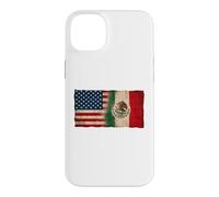 Carcasa para iPhone 14 Plus Diseño de Bandera Vintage de la Amistad de Estados Unidos y