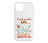 Carcasa para iPhone 14 Plus Diseño de Pato con Texto en inglés There is Sunshine in My Soul