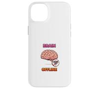 Carcasa para iPhone 14 Plus Diseño Divertido del Humor tecnológico del Cerebro Fuera de línea