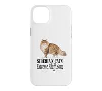 Carcasa para iPhone 14 Plus Diseño para dueños de Gatos Siberian Cats Extreme Fluff Zone