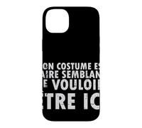 Carcasa para iPhone 14 Plus Disfraz de Halloween Mon EST Faire Semblant - Francés