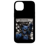 Carcasa para iPhone 14 Plus Divertida Selfie del último día de Clases de Blue Devil Durante Las Vacaciones de Verano