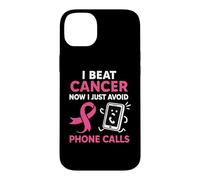 Carcasa para iPhone 14 Plus Divertida superviviente de cáncer de Mama Pink Ribbon Warrior Antisocial