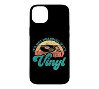 Carcasa para iPhone 14 Plus Divertidas Citas de Vinilo It's Not Hoarding If It's Vinyl