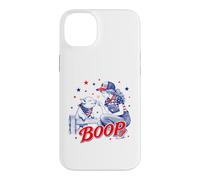 Carcasa para iPhone 14 Plus Divertido 4 de Julio Boop Farm Girl & Baby Pig Patriotic USA