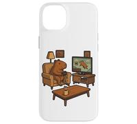Carcasa para iPhone 14 Plus Divertido Capybara Gamer Meme Cozy Animal Gaming Broma Juego Retro