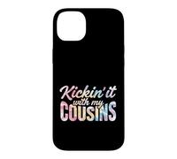 Carcasa para iPhone 14 Plus Divertido Dicho Kickin con Mis Primos Sarcástico
