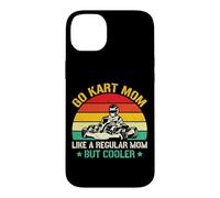 Carcasa para iPhone 14 Plus Divertido Go Kart Racing Mamá Mujeres Karting Go Kart Racer