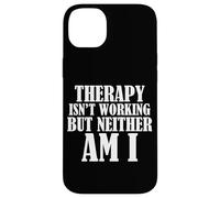 Carcasa para iPhone 14 Plus Divertido Humor Oscuro Caos Mental Lucha Burnout