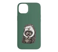 Carcasa para iPhone 14 Plus Divertido Introvertido Abrazo Torpe Erizo Animal Humor sarcástico