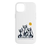 Carcasa para iPhone 14 Plus Divertido Juego de Palabras con Gatos No Termina hasta Que Las señoras de los Gatos canten