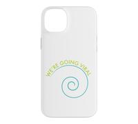 Carcasa para iPhone 14 Plus Divertido Juego de Palabras de microbiología Nos Estamos volviendo virales