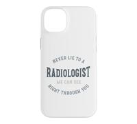 Carcasa para iPhone 14 Plus Divertido Radiología Juego de Palabras Radiólogo Humor