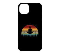 Carcasa para iPhone 14 Plus Divertidos Instructores de Yoga para meditación, diseño Retro