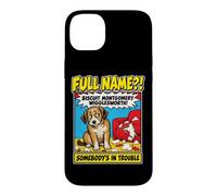Carcasa para iPhone 14 Plus Dog Full Name Funny Dog Owner Pop Art Comic Guilty Dog