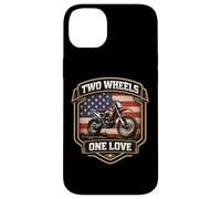 Carcasa para iPhone 14 Plus Dos Ruedas One Love American Dirt Bike Rider USA Motocross