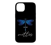 Carcasa para iPhone 14 Plus Dragonfly Mind Matters Mental Health Mindset Libélulas