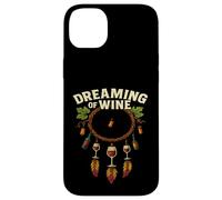 Carcasa para iPhone 14 Plus Dreaming of Wine - Divertido atrapasueños Boho para Amantes del Vino
