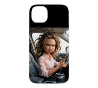 Carcasa para iPhone 14 Plus Driving To Work Meme Funny