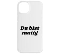 Carcasa para iPhone 14 Plus Du BIST mutig - Positive Affirmations