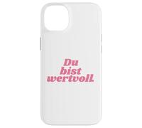 Carcasa para iPhone 14 Plus Du BIST wertvoll - Positive Affirmations