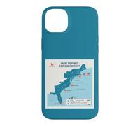 Carcasa para iPhone 14 Plus East Coast Shark Sightings Map