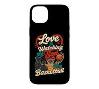 Carcasa para iPhone 14 Plus El Amor está Viendo a mi Hijo Jugar al aro de Baloncesto