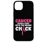 Carcasa para iPhone 14 Plus El cáncer se peleó con la Chica equivocada Krebs Brustkrebs