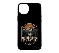 Carcasa para iPhone 14 Plus Él Dirige mis Caminos Proverbios 3 6 Montaña