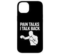 Carcasa para iPhone 14 Plus El Dolor Habla I Talk Back mentalidad de Boxeo