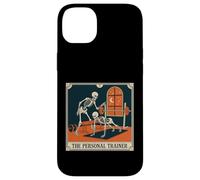 Carcasa para iPhone 14 Plus El Entrenador Personal Esqueleto Tarot Tarjeta Vintage Graphic