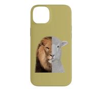 Carcasa para iPhone 14 Plus El león y el Cordero