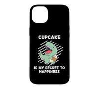 Carcasa para iPhone 14 Plus El Lindo Cupcake de Dinosaurio es mi Secreto para la Felicidad: Dinosaurios