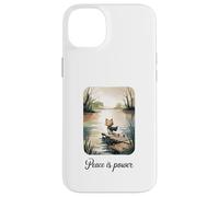 Carcasa para iPhone 14 Plus El Lindo Gato Peace Is Power de Calm Lake Art