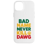 Carcasa para iPhone 14 Plus El Mal Nombre Nunca Mata a Dawg Proverbios y Significado jamaicanos