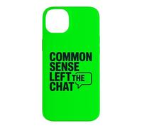Carcasa para iPhone 14 Plus El Sentido común Antisocial dejó el Chat Anti Gente estúpida