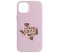Carcasa para iPhone 14 Plus Ella es de Texas I Can Tell Pink Leopard