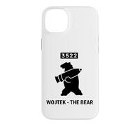 Carcasa para iPhone 14 Plus Emblema Militar de Concha de artillería de Oso Wojtek