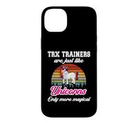 Carcasa para iPhone 14 Plus Entrenamiento TRX/Funny Colorful Unicorn Personal Trainers