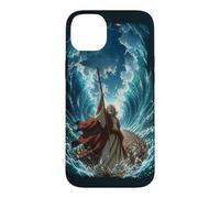 Carcasa para iPhone 14 Plus Epic Japanese Anime Christian Bible - Moses Parting The Sea