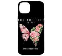 Carcasa para iPhone 14 Plus Eres Libre de Volar extiende Tus alas Mariposa